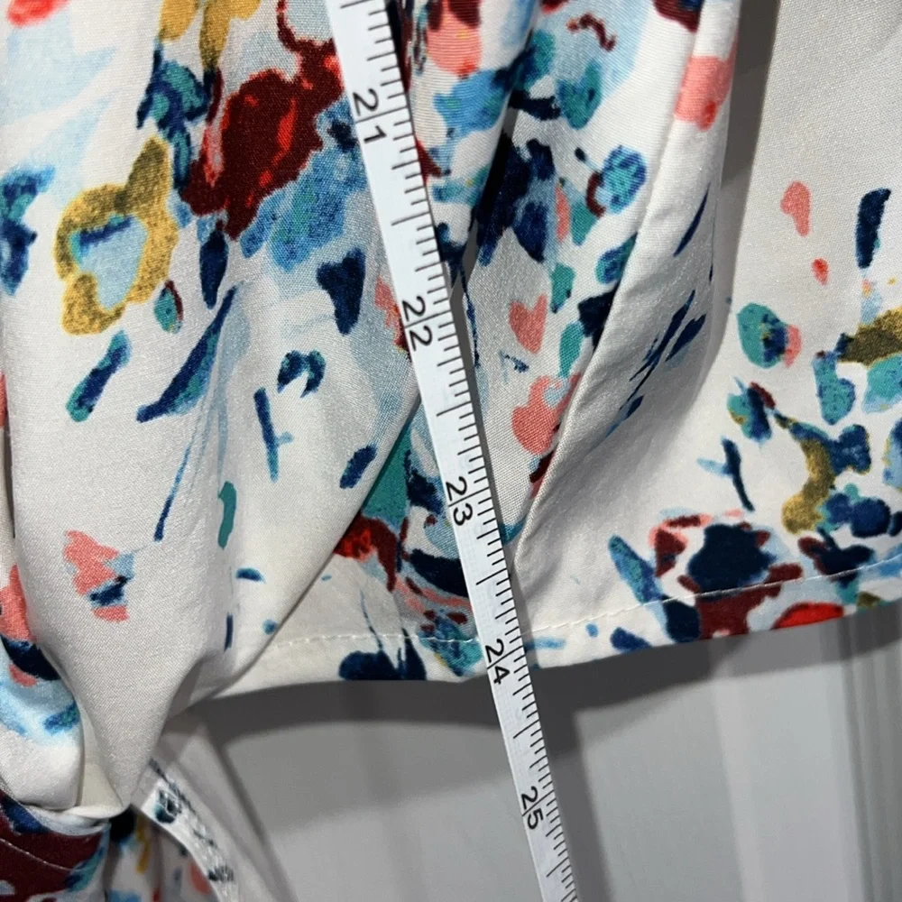 FLORAL TIE FRONT BOUTIQUE TOP
